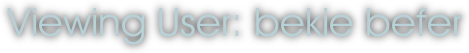 Viewing User: bekie befer